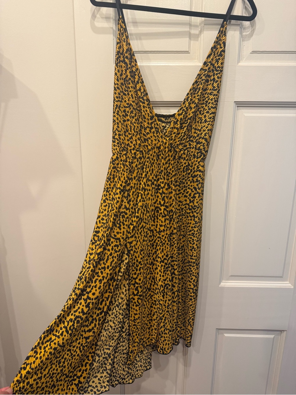 Wax Poetic Leopard slip dress